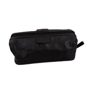 Vintage Genuine Dopp Travel Kit Bag Sienna Cowhide Men Brown Leather